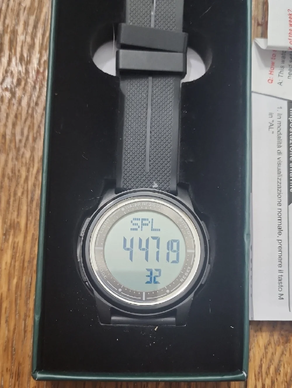 Waterproof Digital Sports Watch - Black